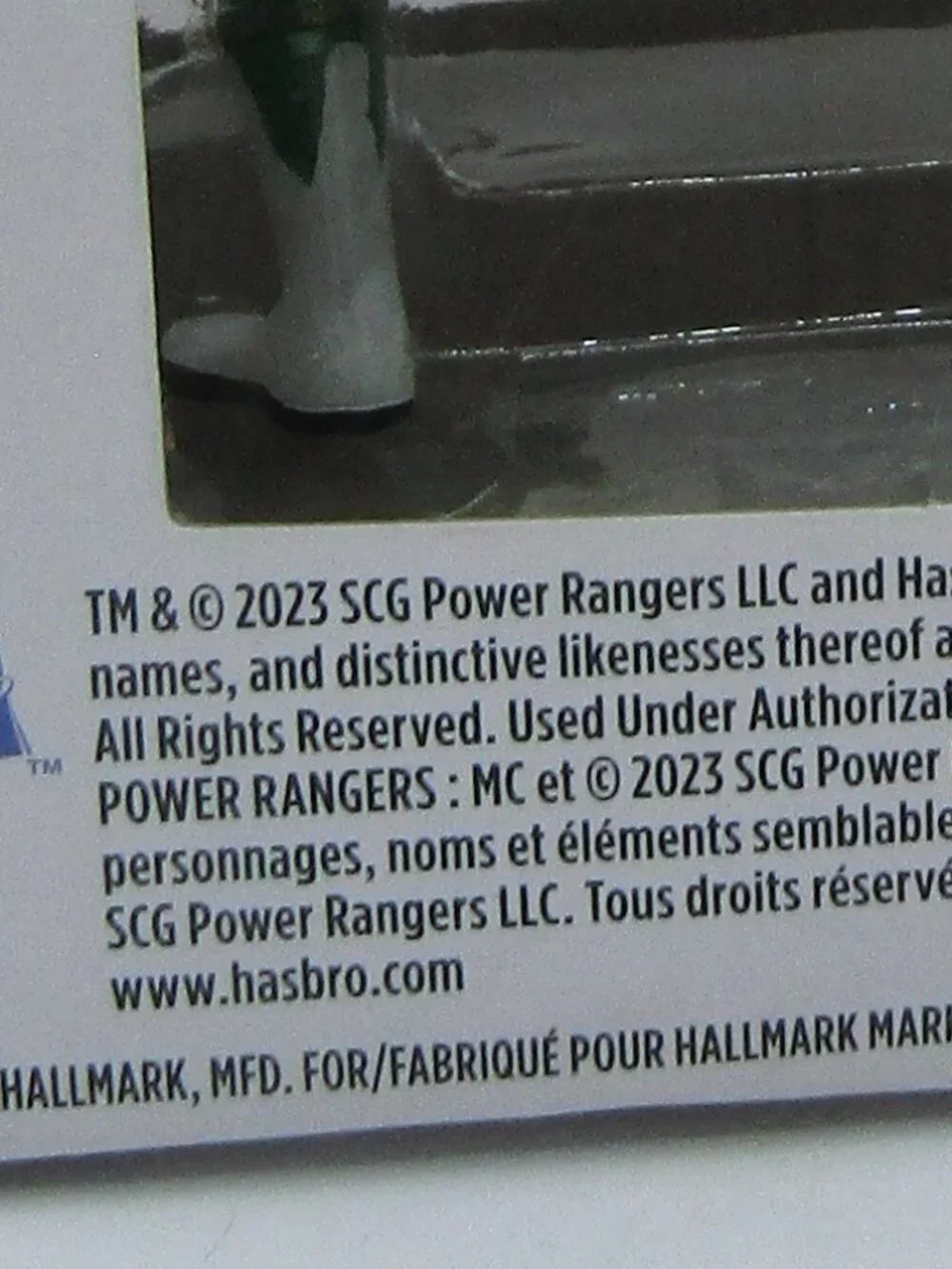 Hallmark 2023 Green Power Rangers Ornament